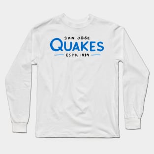 San Jose Earthquakeeees Long Sleeve T-Shirt